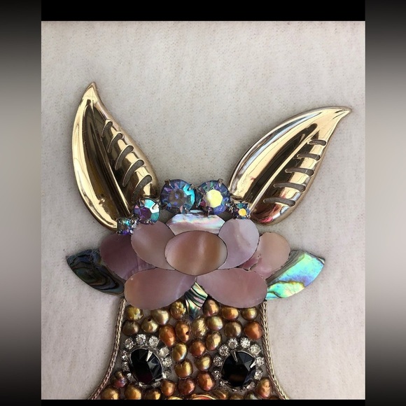 Vintage Jewelry Art Easter Rabbit - Picture 4 of 10